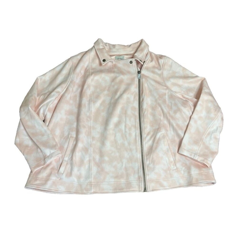 Haute Hippie Tribe Printed Pink Tie-Dye‎ Jacket Women's Plus Sz 3x